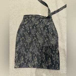 Banana Republic Petites Black and Gray Pencil Skirt NWT